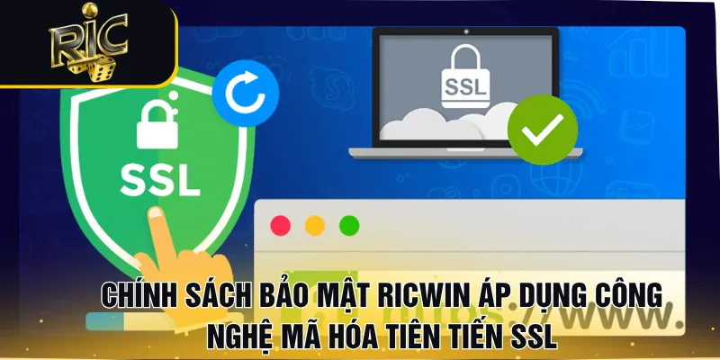 Chính sách bảo mật RICWIN áp dụng công nghệ mã hóa tiên tiến SSL