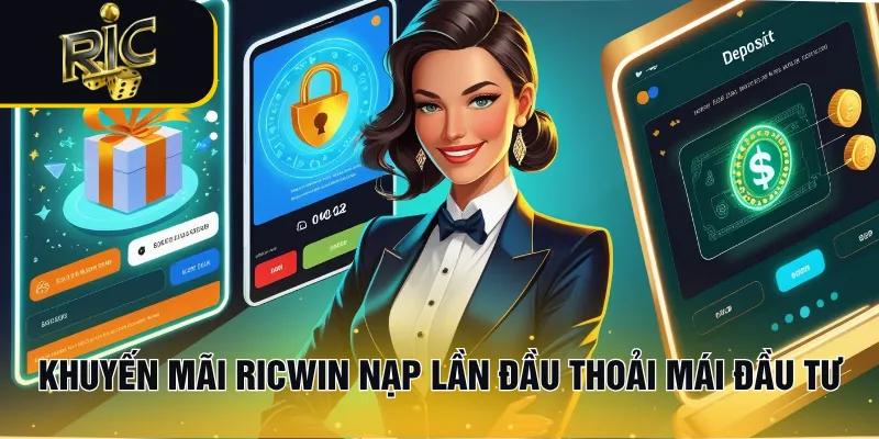 Khuyến mãi RICWIN nạp lần đầu thoải mái đầu tư