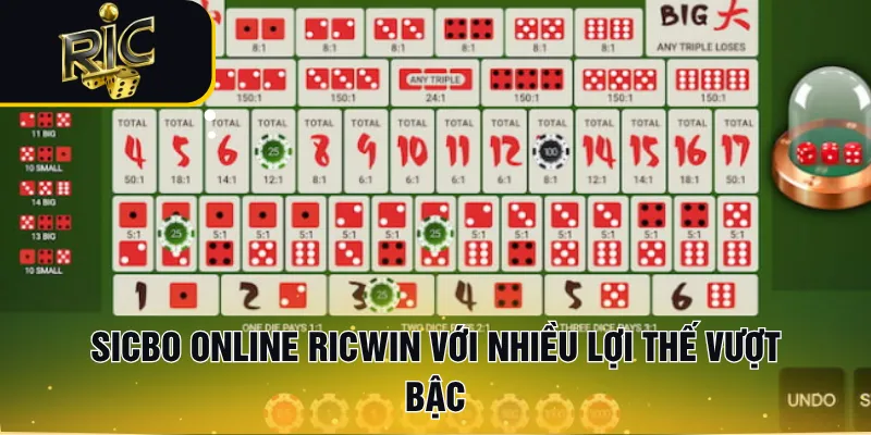 Sicbo online RICWIN với nhiều lợi thế vượt bậc